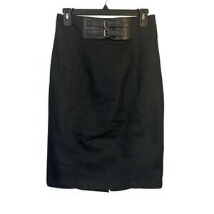 Worthingtin petite pencil skirt faux belt size 6P professional officewear